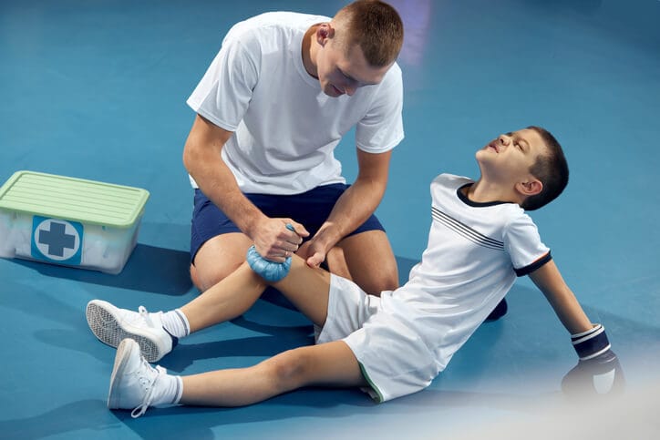 Athletic recovery performance red light therapy